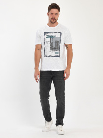 Футболки и поло Trend Collection модель TC10991WhiteFTBLK Фото