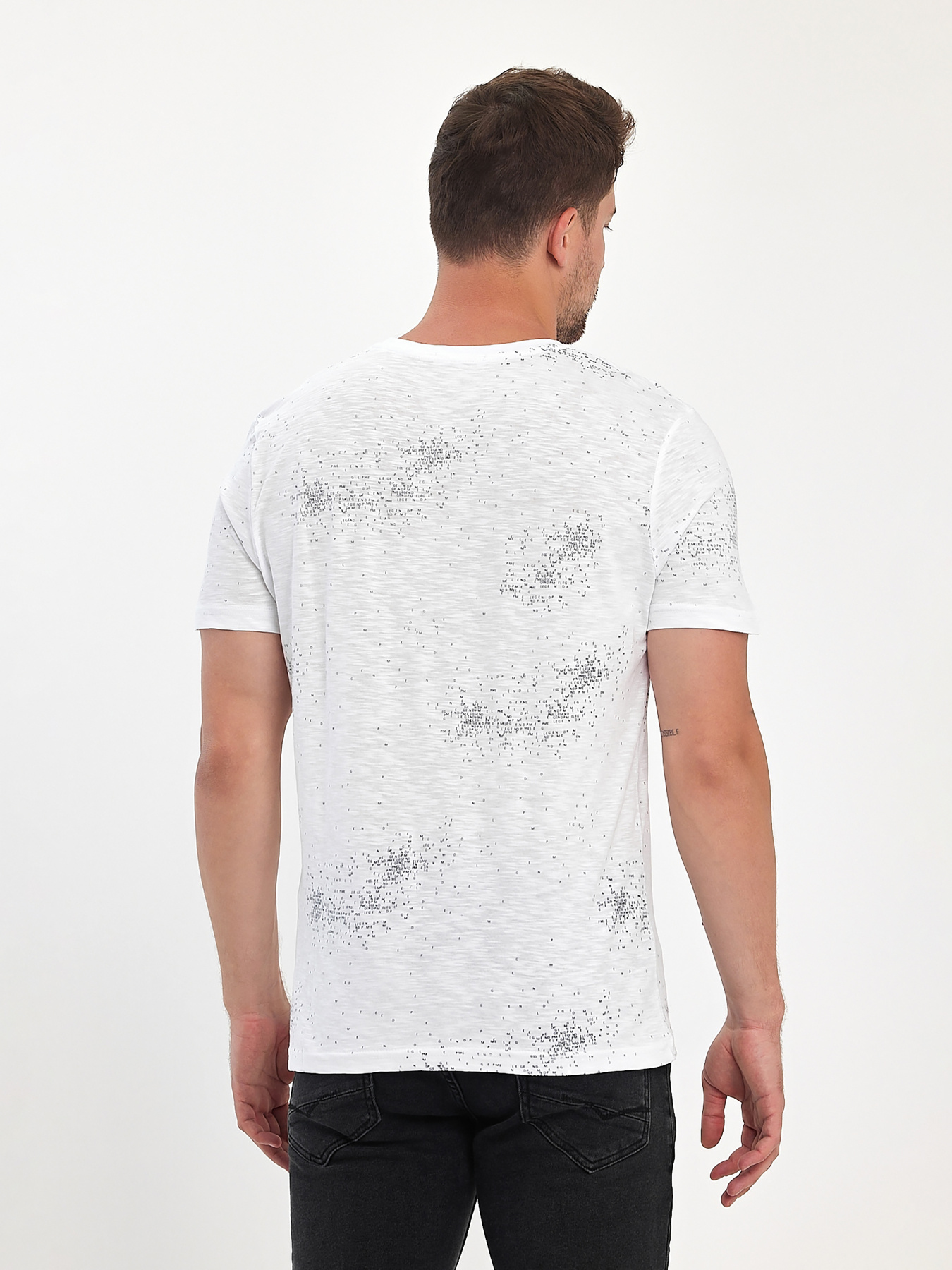 Футболки и поло Trend Collection модель TC10987WhiteFTBLK Фото