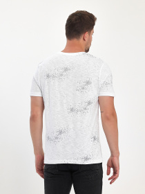 Футболки и поло Trend Collection модель TC10987WhiteFTBLK Фото