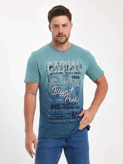 Футболки и поло Trend Collection модель TC10985GreenFTBLK Фото