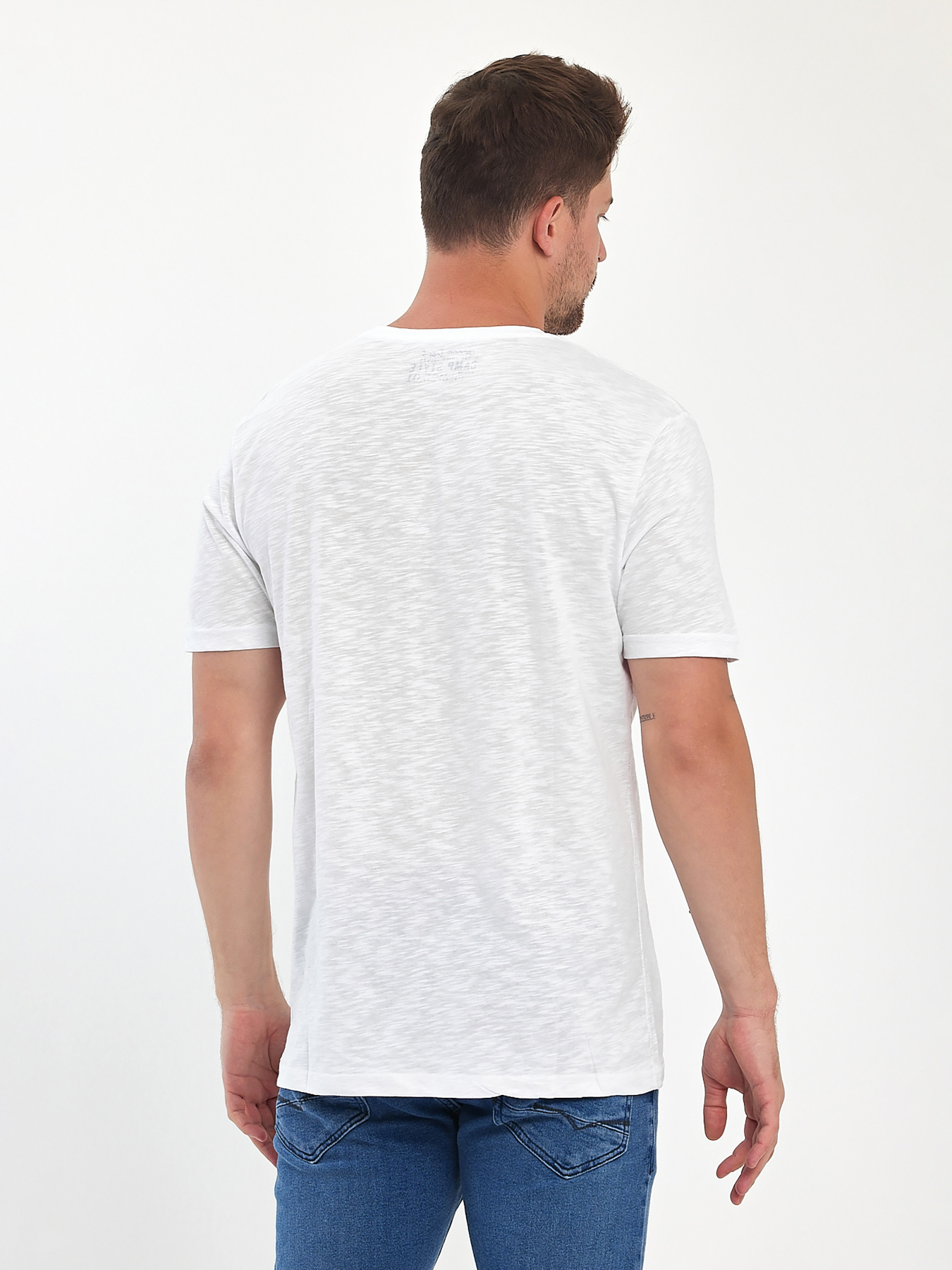Футболки и поло Trend Collection модель TC10982WhiteFTBLK Фото