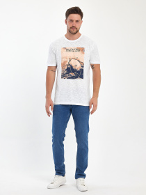 Футболки и поло Trend Collection модель TC10982WhiteFTBLK Фото