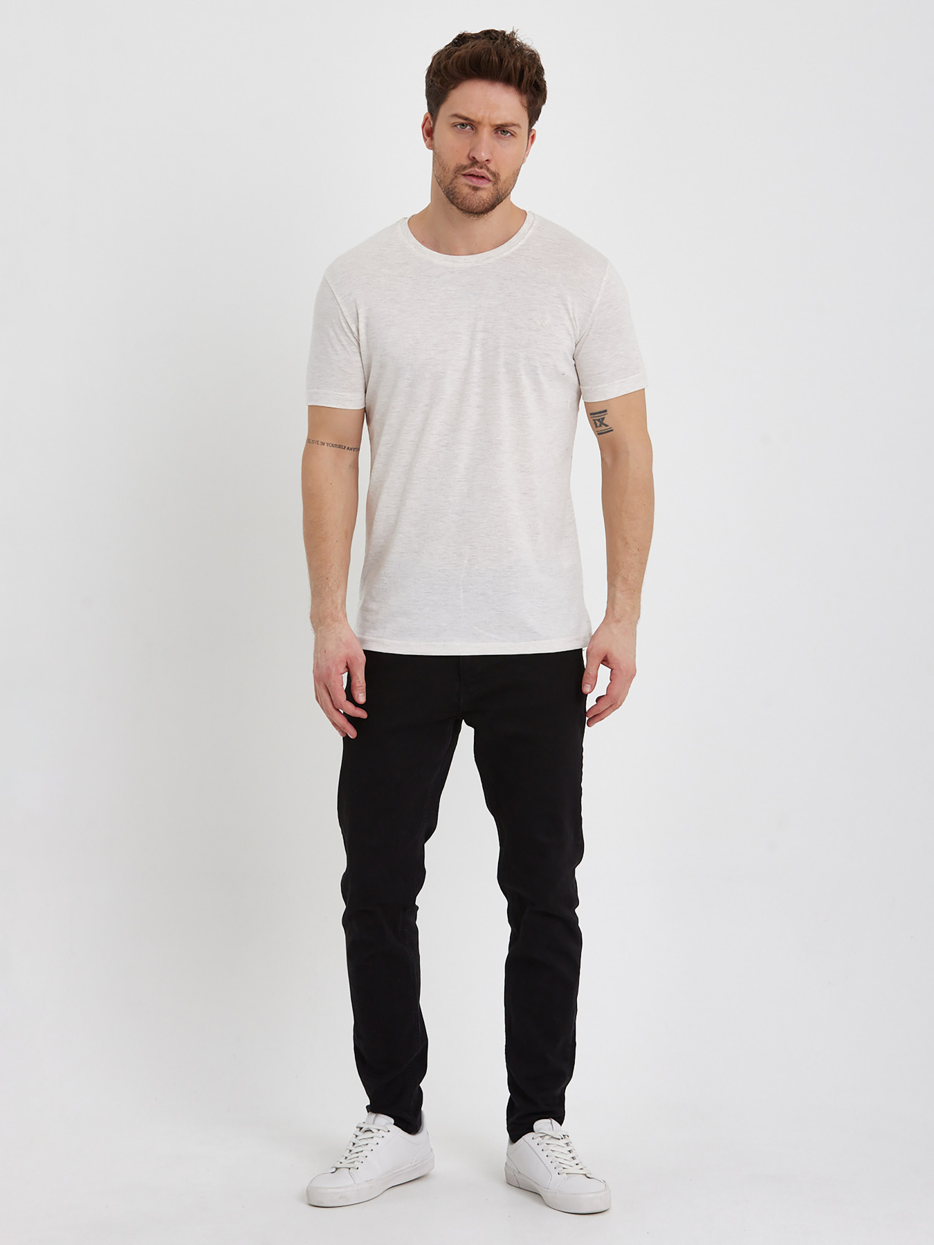 Футболки і поло Trend Collection модель TC10979BeigeFTBLK Фото