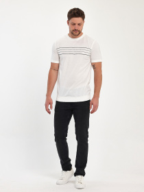 Футболки и поло Trend Collection модель TC10716WhiteFTBLK Фото
