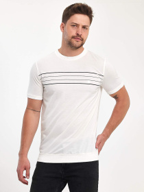 Футболки и поло Trend Collection модель TC10716WhiteFTBLK Фото