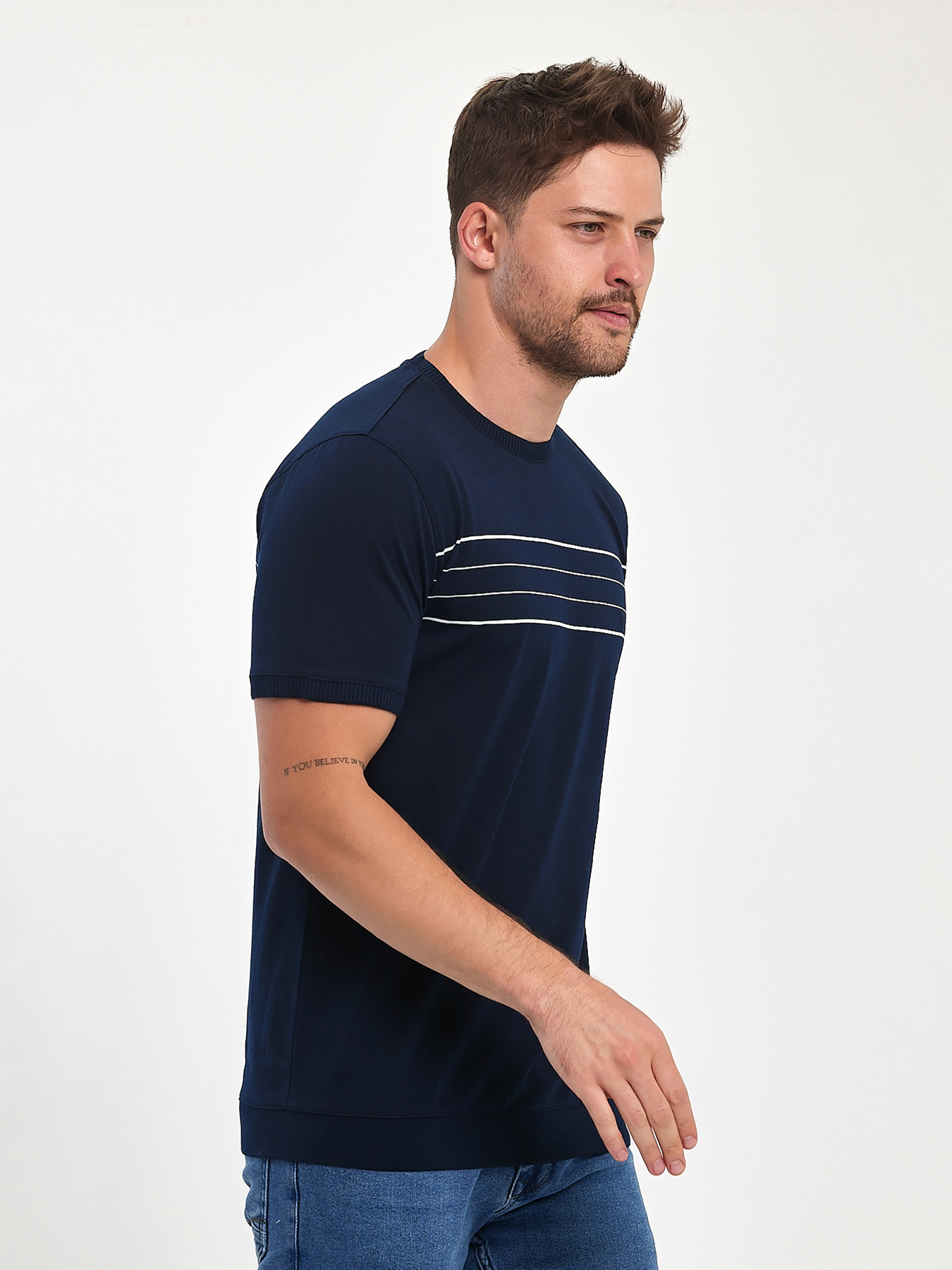 Футболки и поло Trend Collection модель TC10715BlueFTBLK Фото
