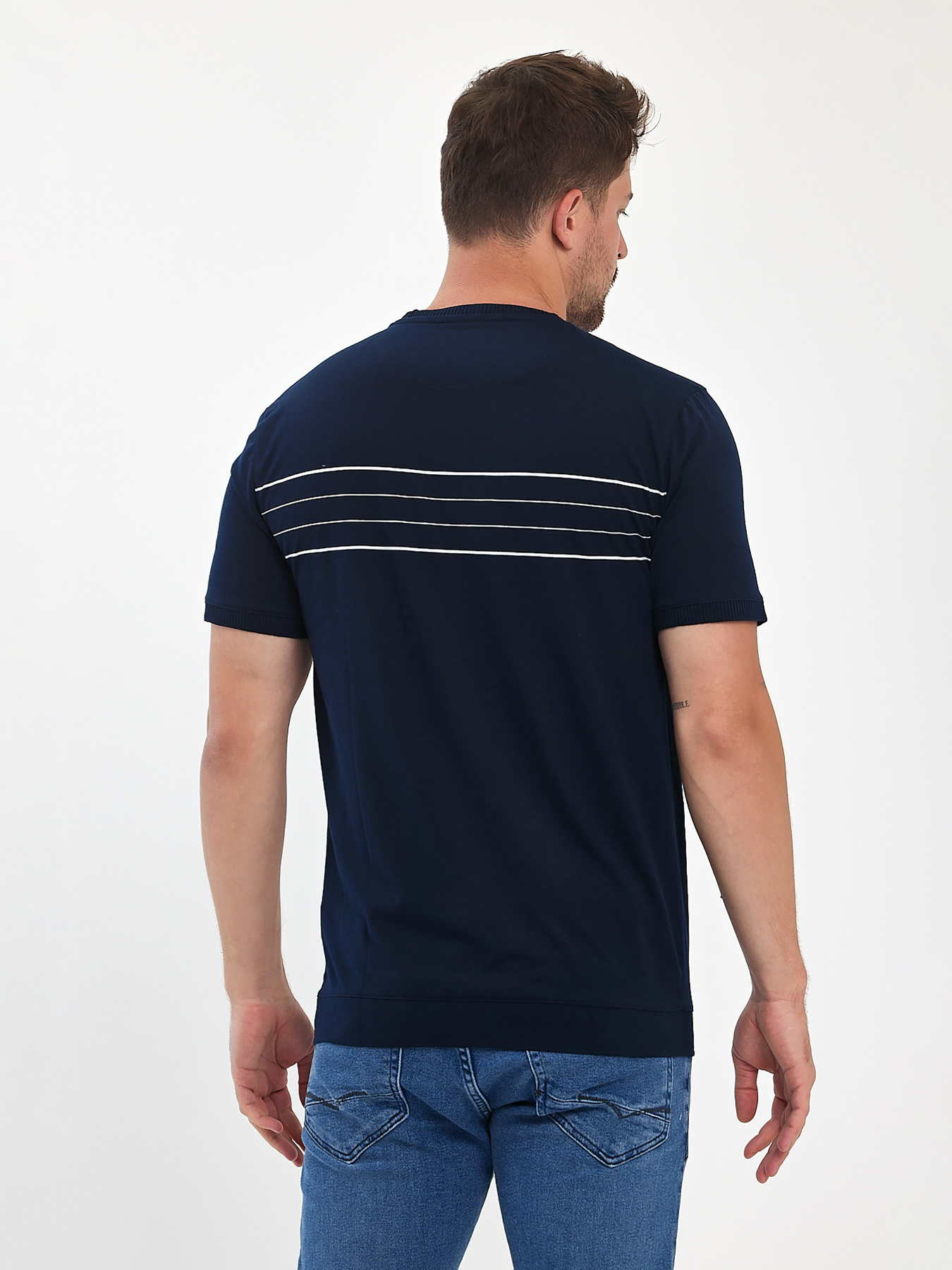 Футболки и поло Trend Collection модель TC10715BlueFTBLK Фото