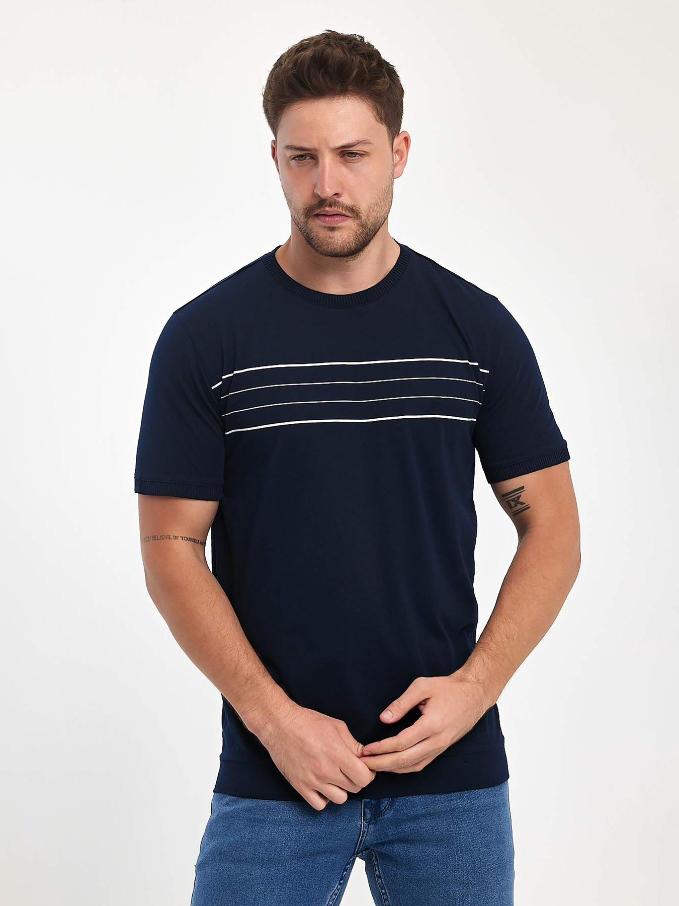 Футболки и поло Trend Collection модель TC10715BlueFTBLK Фото