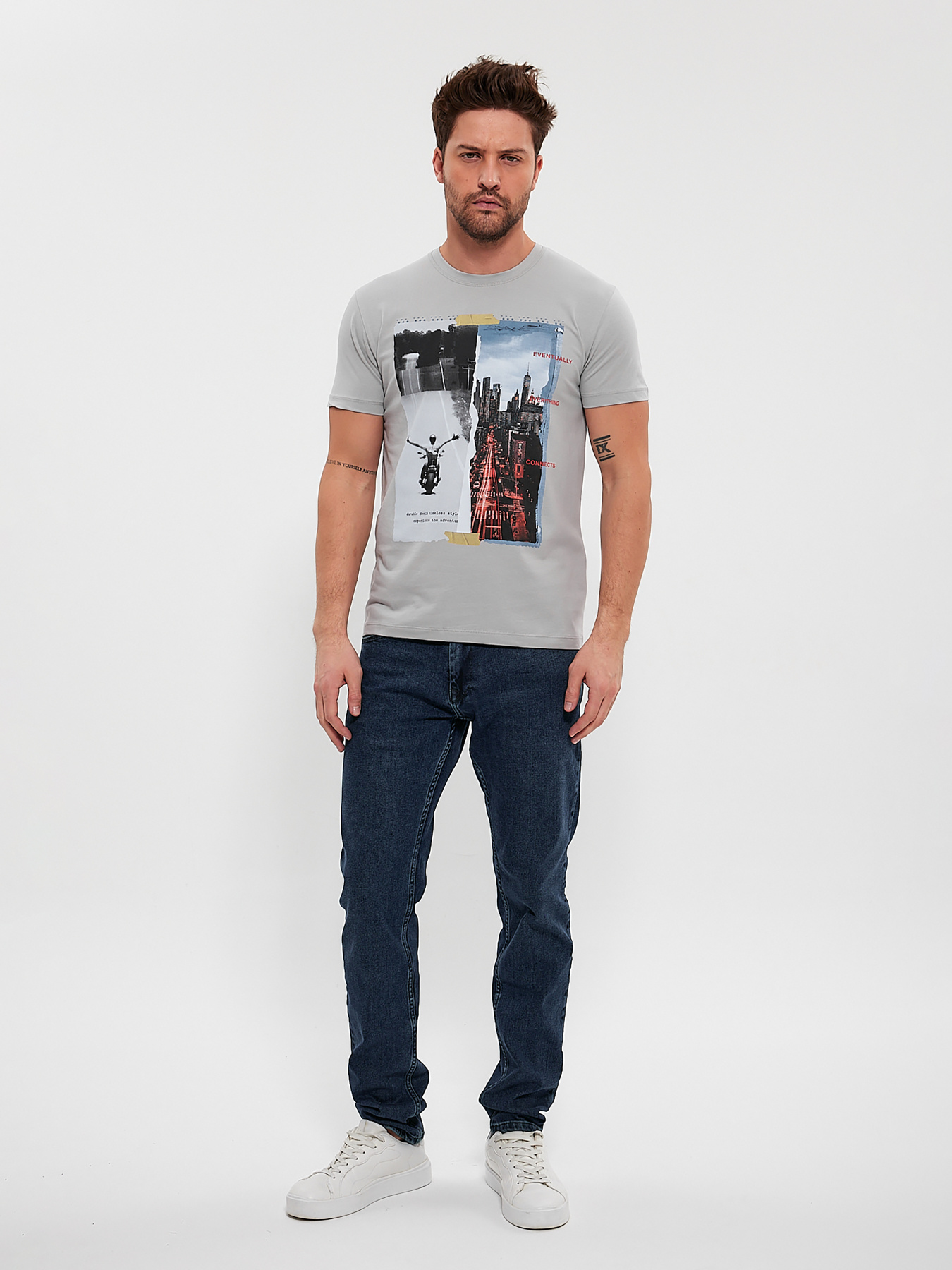 Футболки і поло Trend Collection модель TC10641GreyFTBLK Фото