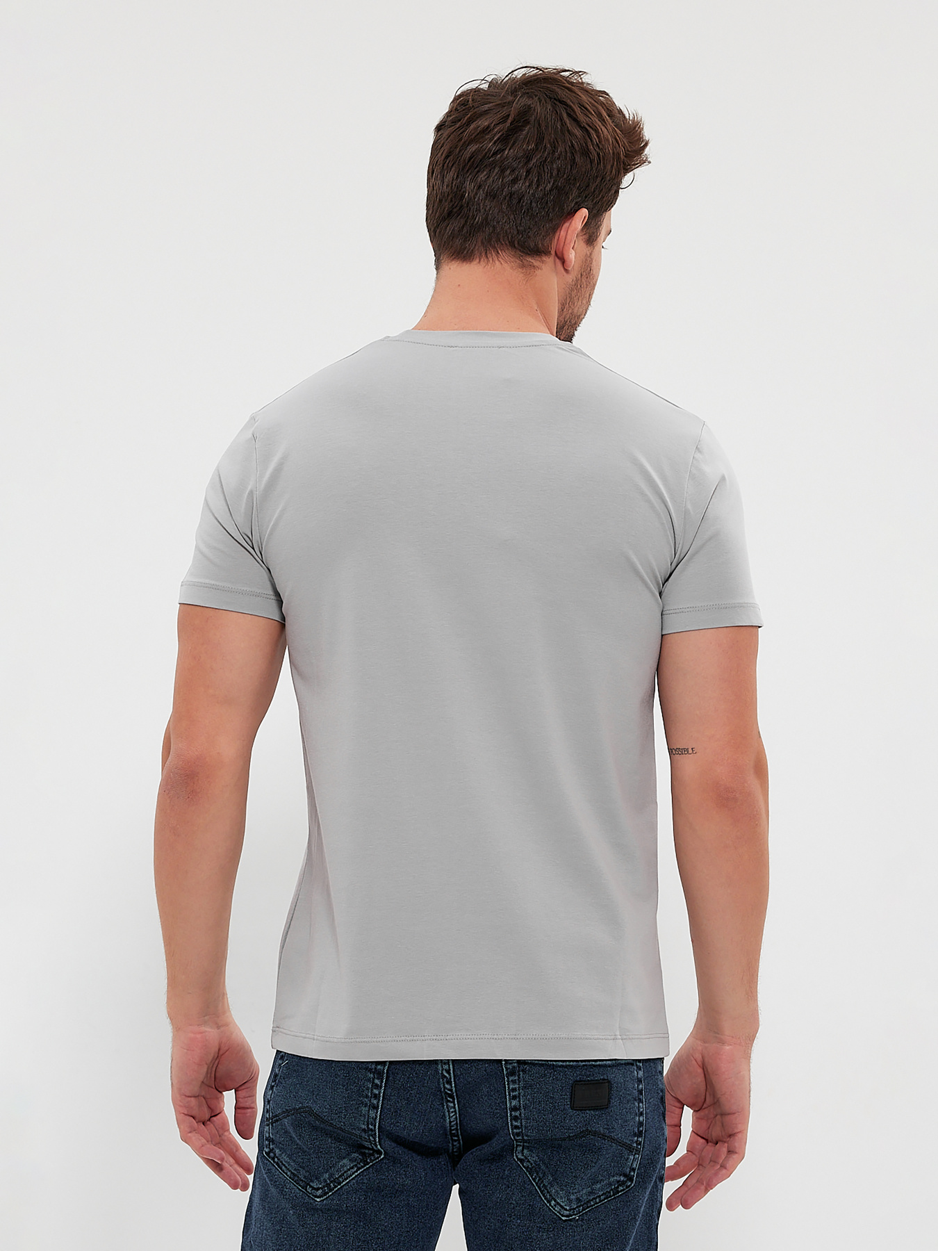 Футболки і поло Trend Collection модель TC10641GreyFTBLK Фото
