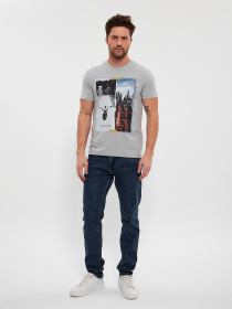Футболки і поло Trend Collection модель TC10641GreyFTBLK Фото