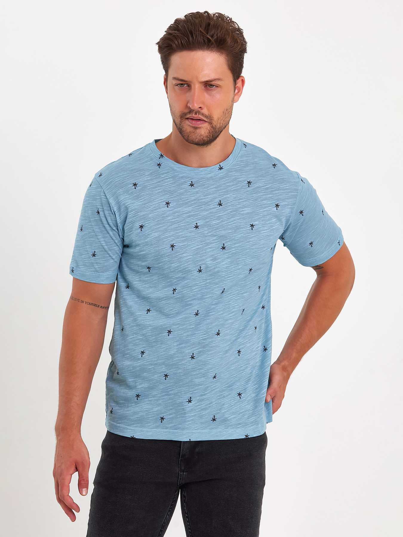 Футболки и поло Trend Collection модель TC9161TurquoiseFTBLK Фото