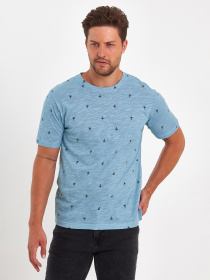 Футболки и поло Trend Collection модель TC9161TurquoiseFTBLK Фото