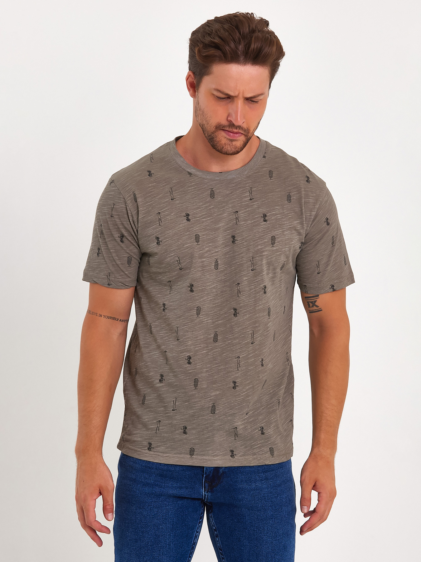 Футболки и поло Trend Collection модель TC9160GreyFTBLK Фото