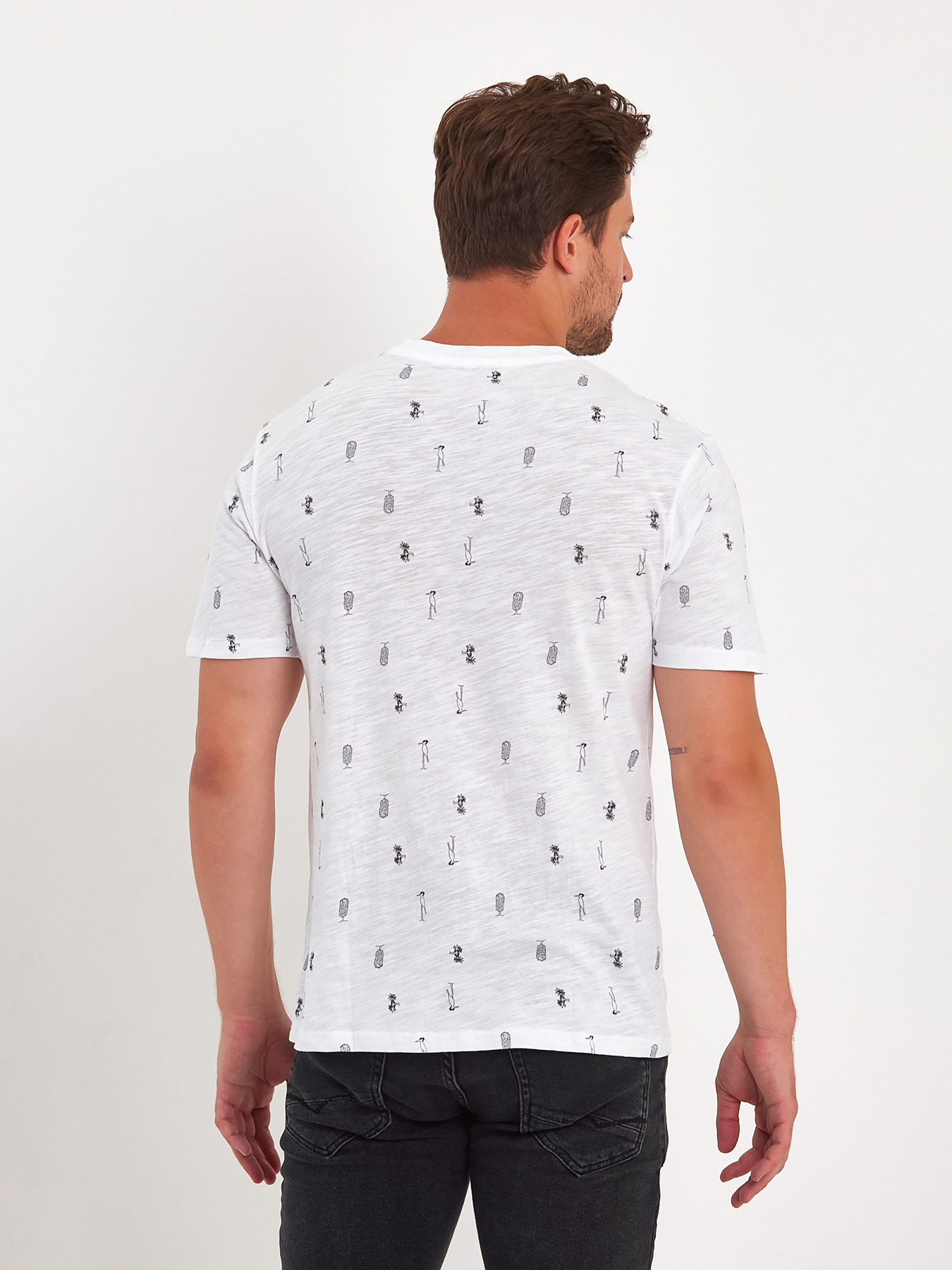 Футболки и поло Trend Collection модель TC9159WhiteFTBLK Фото