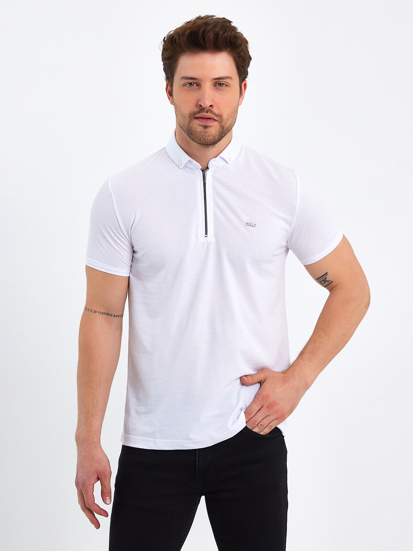 Футболки и поло Trend Collection модель TC9100WhiteFTBLK Фото