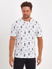 Футболки и поло Trend Collection модель TC9066WhiteFTBLK Фото