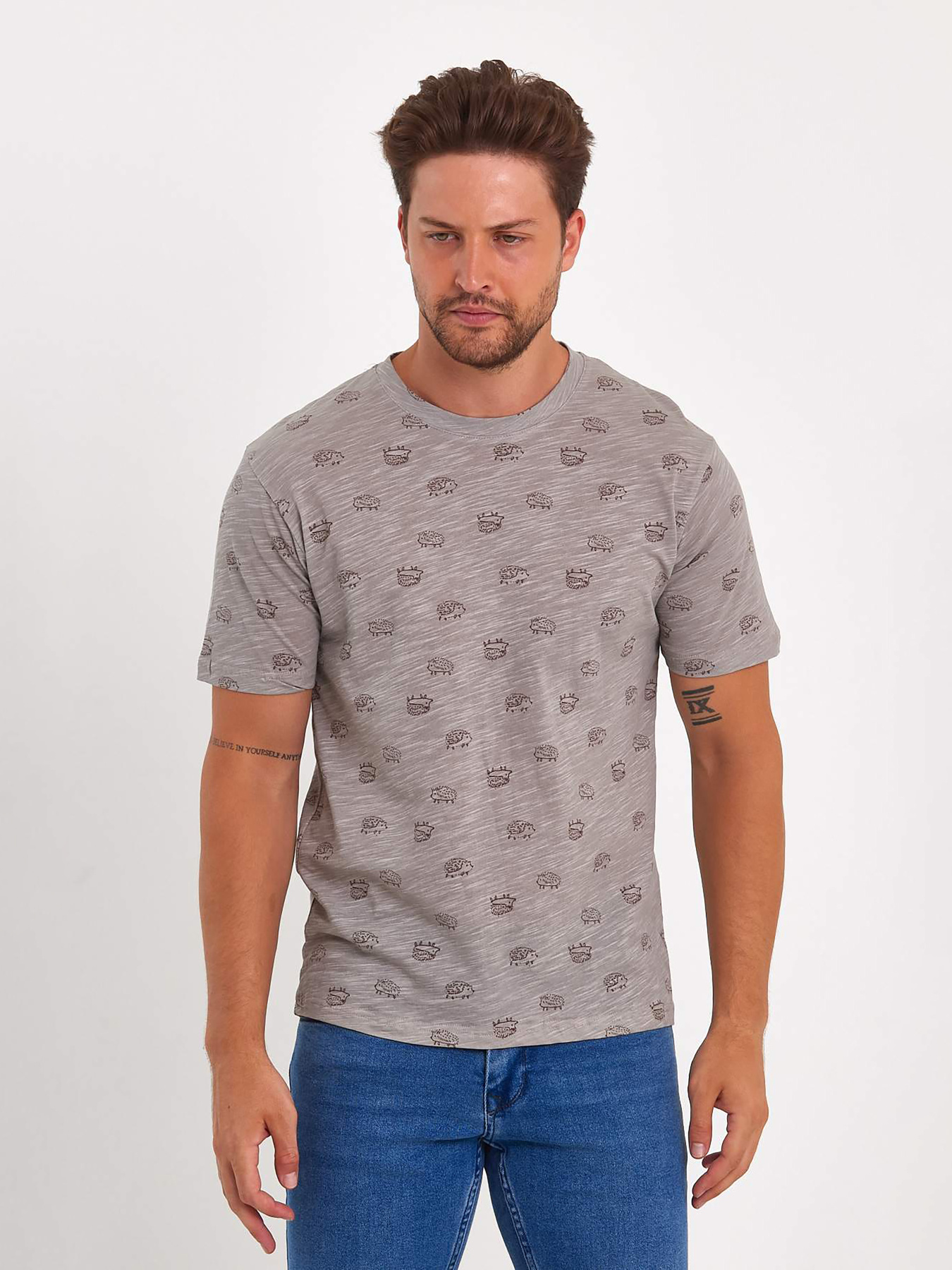 Футболки и поло Trend Collection модель TC9062GreyFTBLK Фото