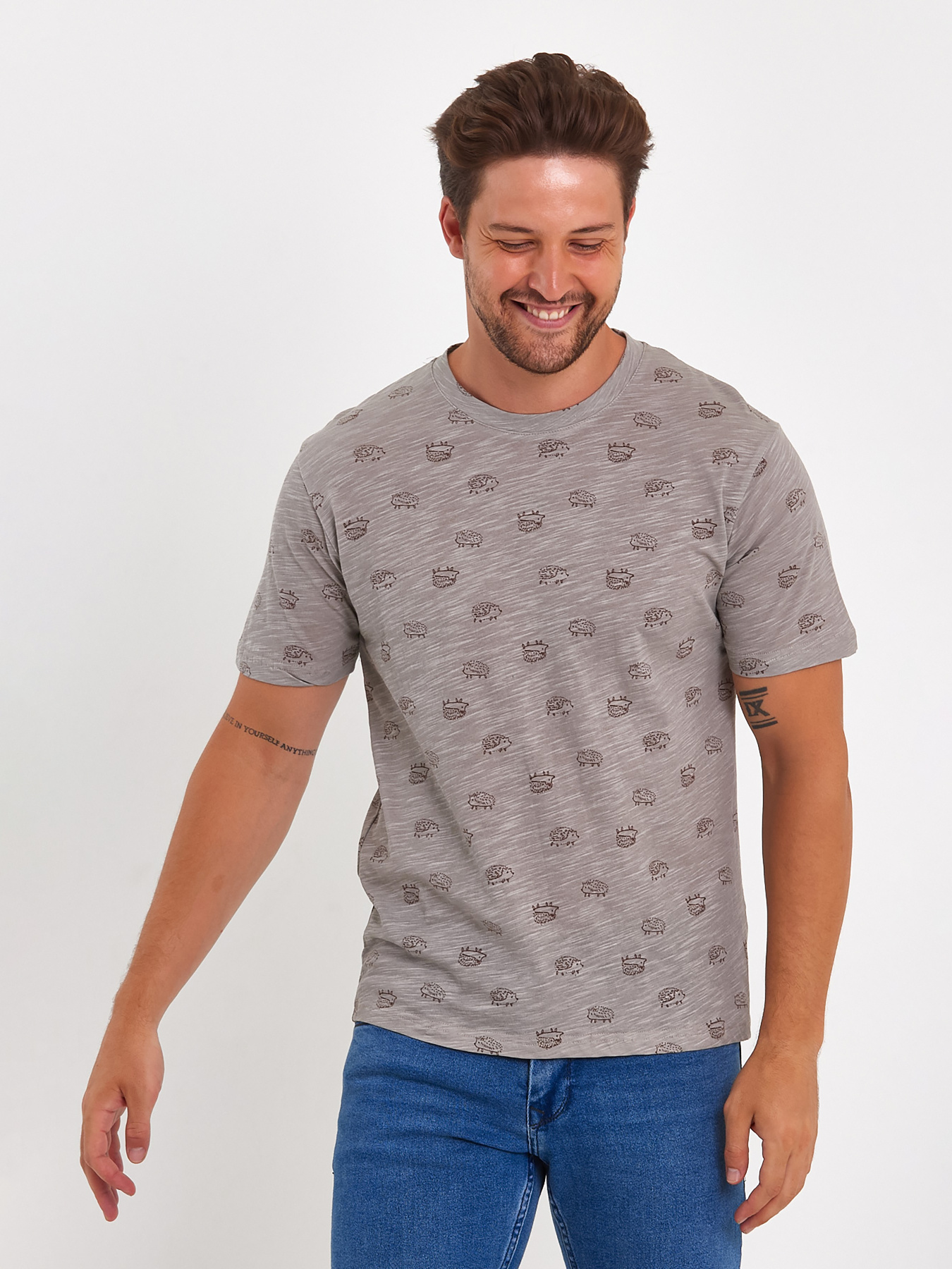 Футболки и поло Trend Collection модель TC9062GreyFTBLK Фото
