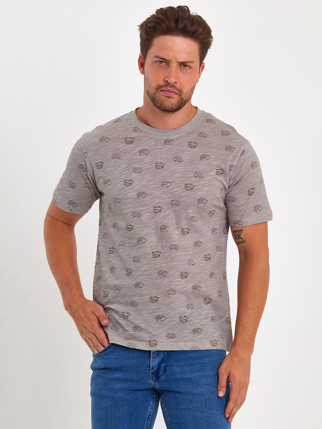Футболки и поло Trend Collection модель TC9062GreyFTBLK Фото