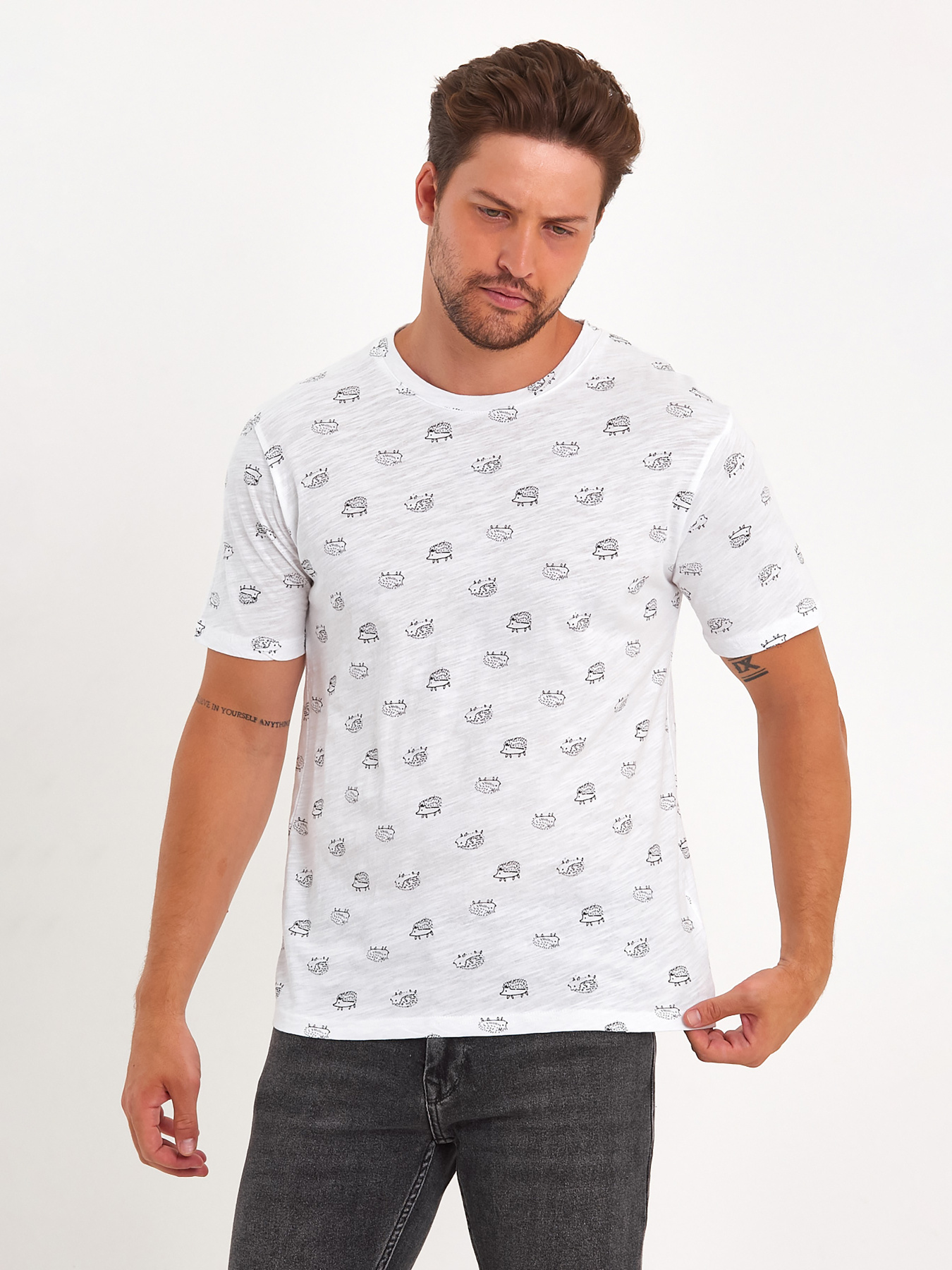 Футболки и поло Trend Collection модель TC9061WhiteFTBLK Фото
