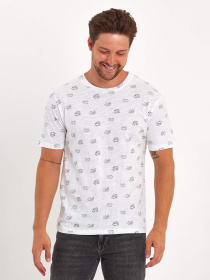 Футболки и поло Trend Collection модель TC9061WhiteFTBLK Фото