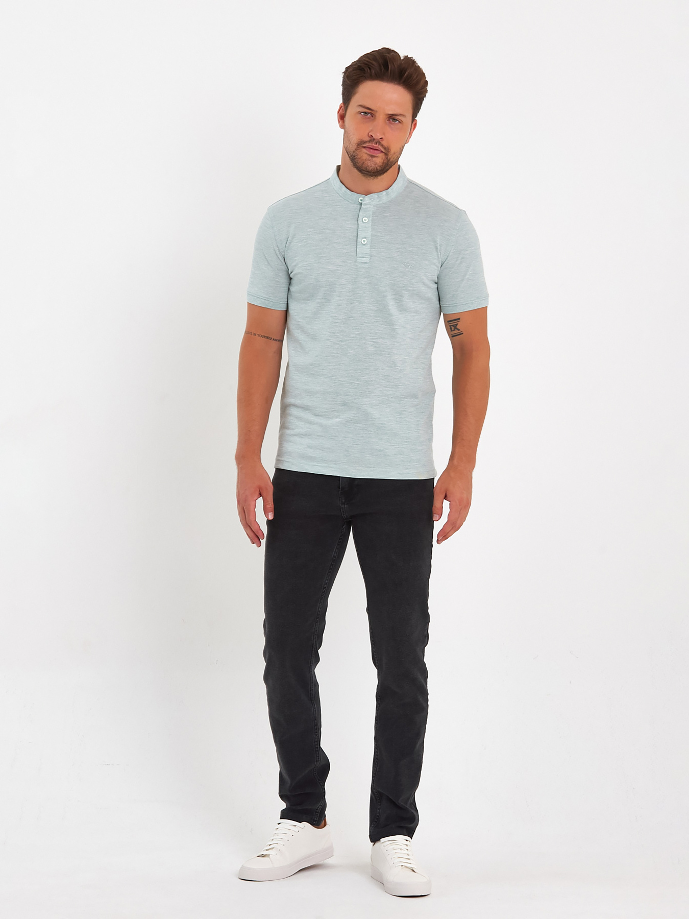 Футболки и поло Trend Collection модель TC9049MintFTBLK Фото