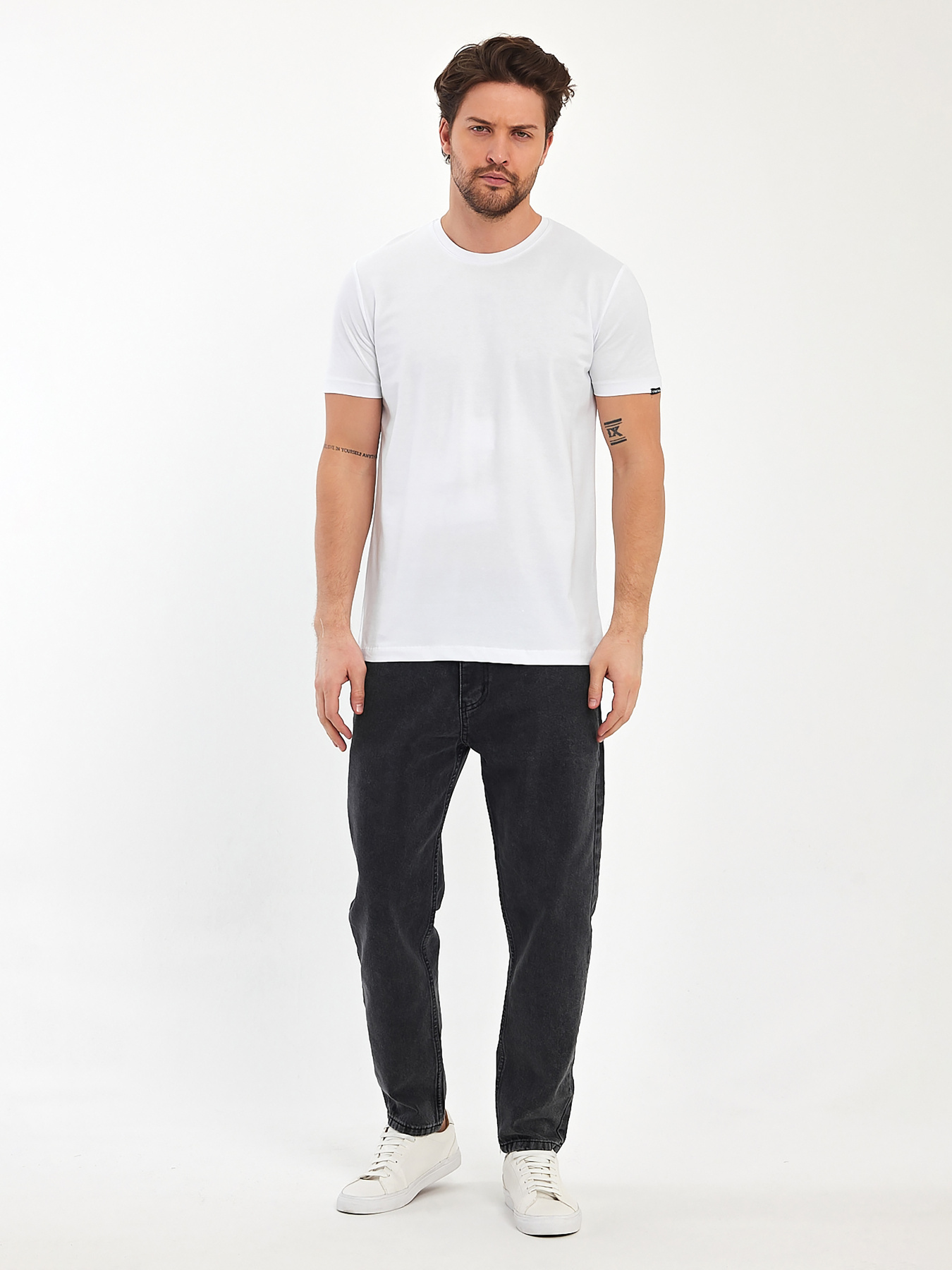 Футболки и поло Trend Collection модель TC8990WhiteFTBLK Фото