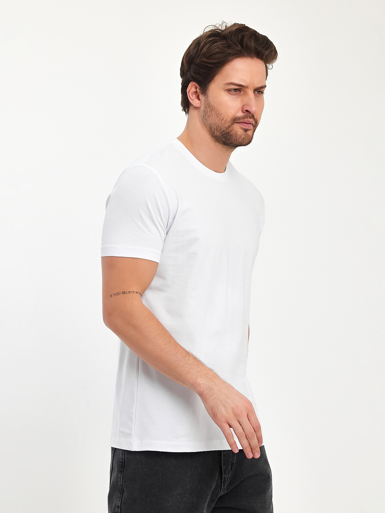Футболки и поло Trend Collection модель TC8990WhiteFTBLK Фото