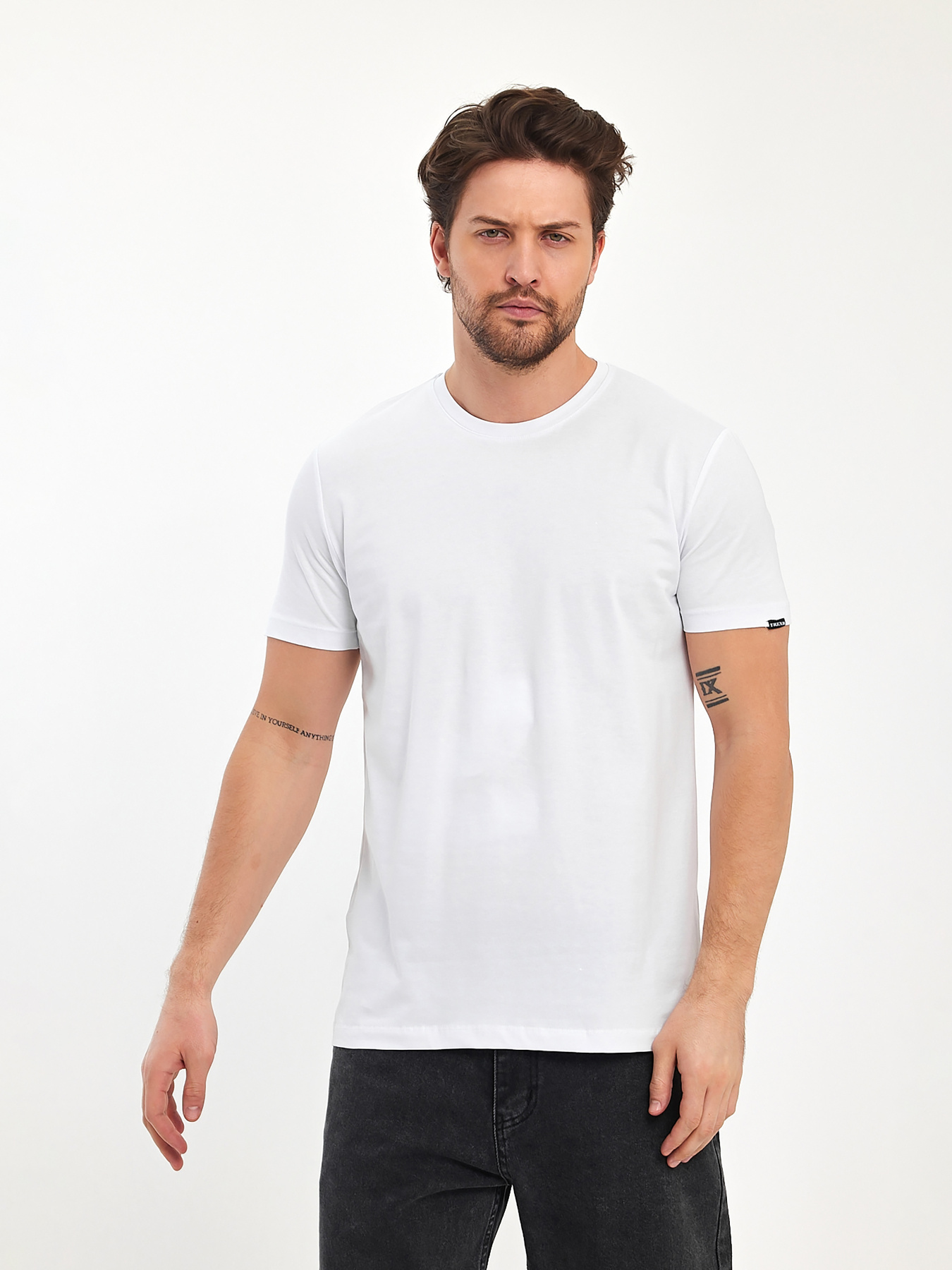 Футболки и поло Trend Collection модель TC8990WhiteFTBLK Фото