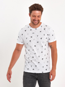 Футболки и поло Trend Collection модель TC8905WhiteFTBLK Фото