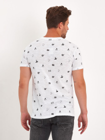 Футболки и поло Trend Collection модель TC8905WhiteFTBLK Фото