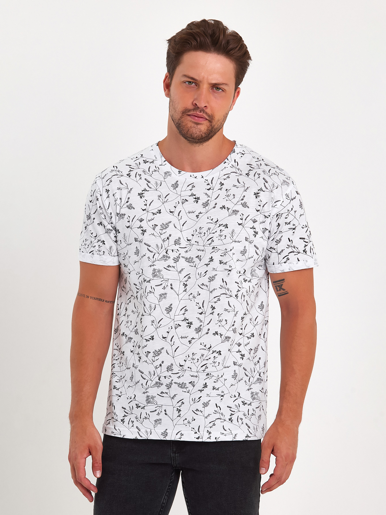 Футболки и поло Trend Collection модель TC8900WhiteFTBLK Фото