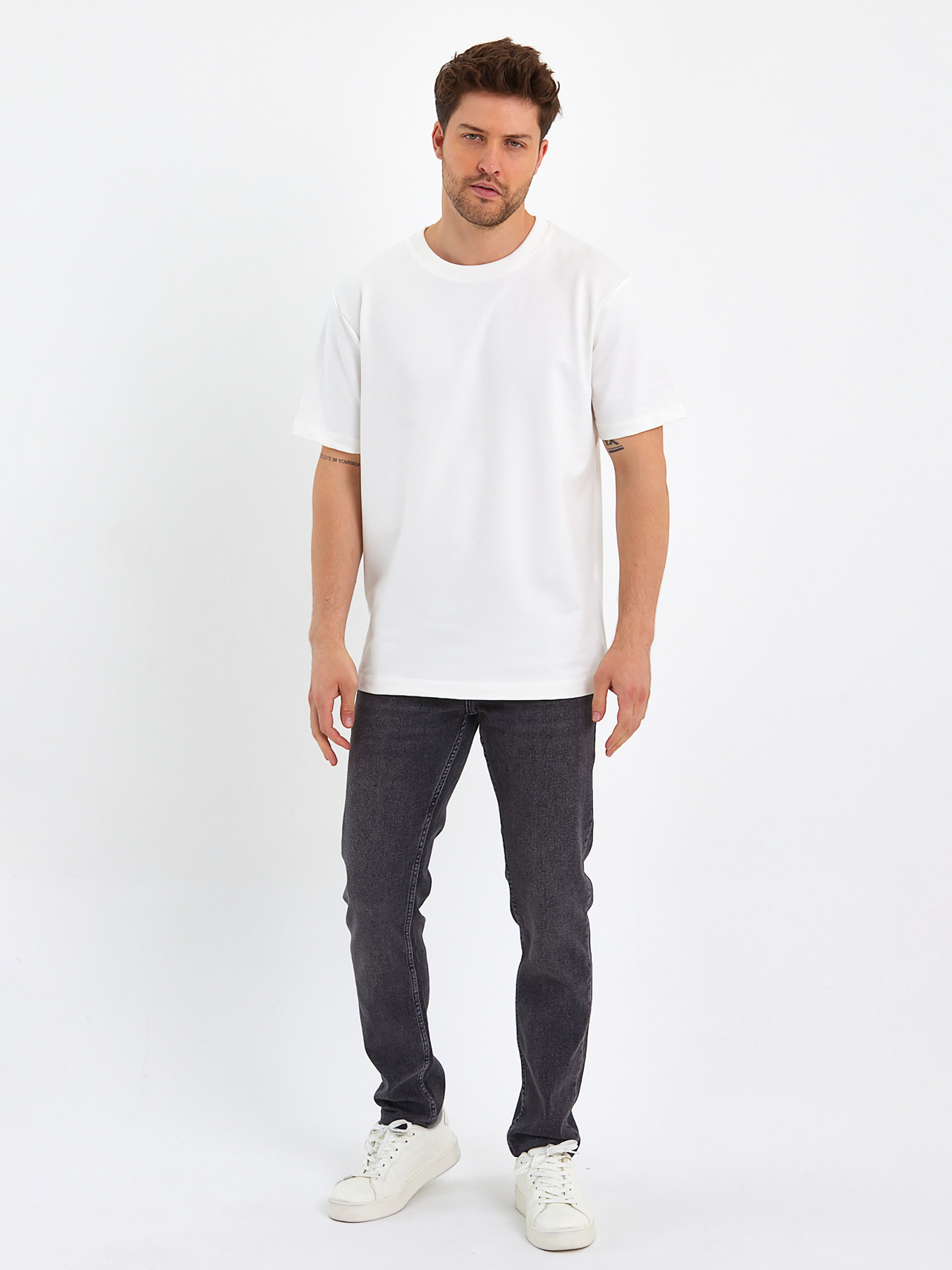Футболки и поло Trend Collection модель TC8818WhiteFTBLK Фото