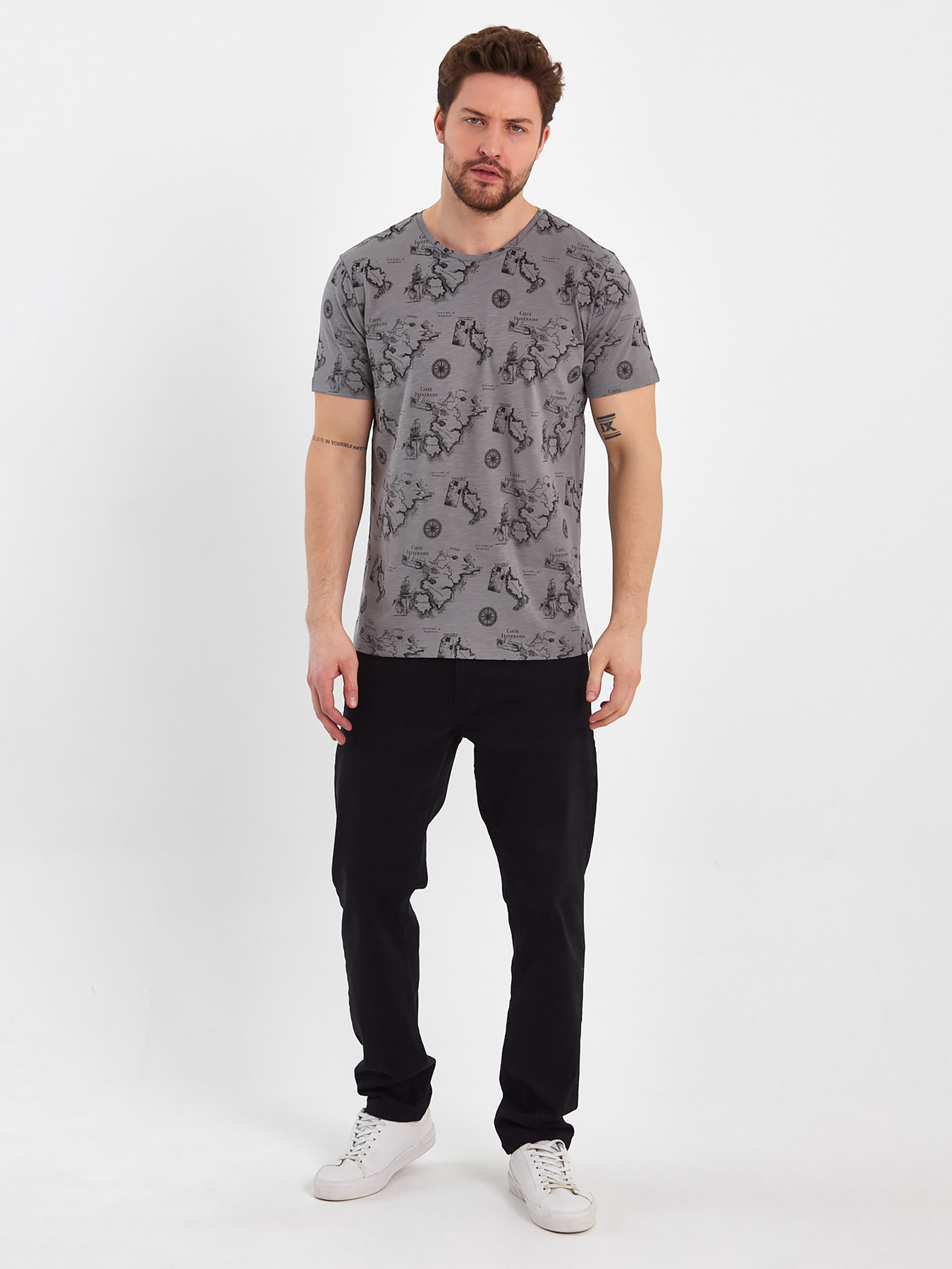 Футболки и поло Trend Collection модель TC8306GreyFTBLK Фото
