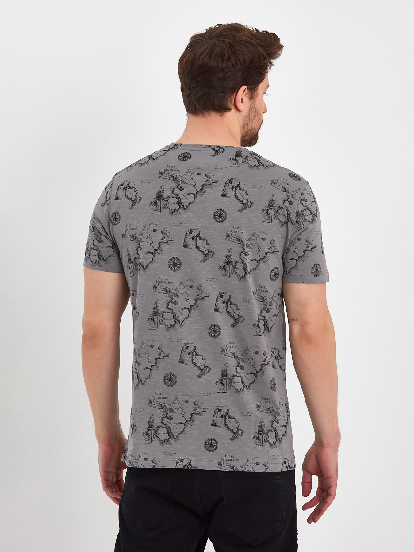 Футболки и поло Trend Collection модель TC8306GreyFTBLK Фото