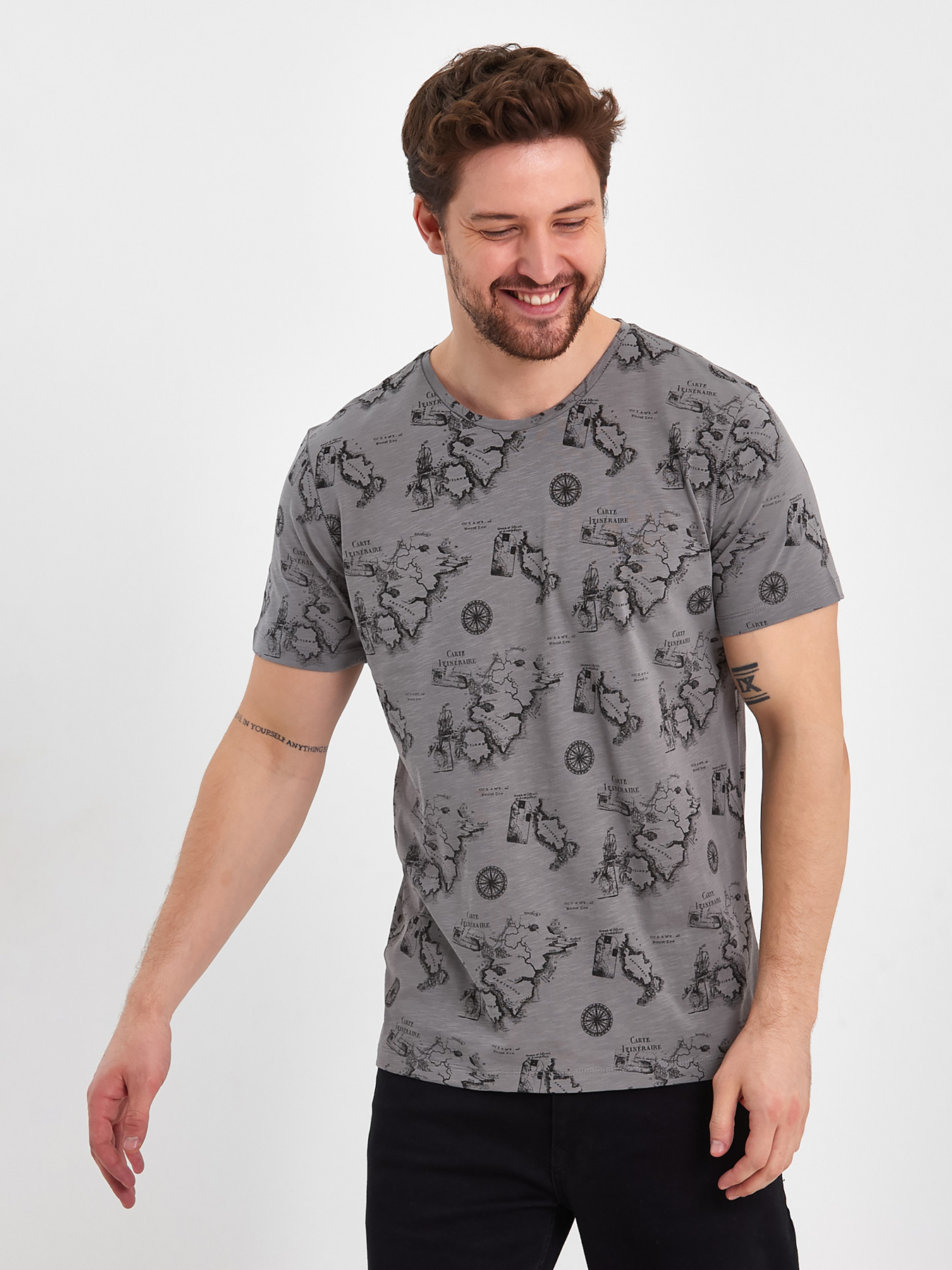 Футболки и поло Trend Collection модель TC8306GreyFTBLK Фото