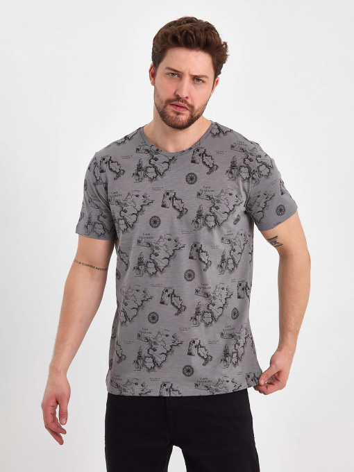 Футболки и поло Trend Collection модель TC8306GreyFTBLK Фото