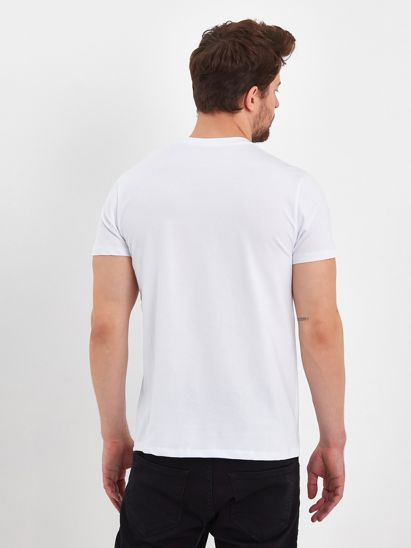 Футболки и поло Trend Collection модель TC8295WhiteFTBLK Фото