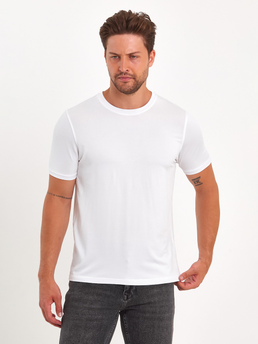 Футболки и поло Trend Collection модель TC8245WhiteFTBLK Фото