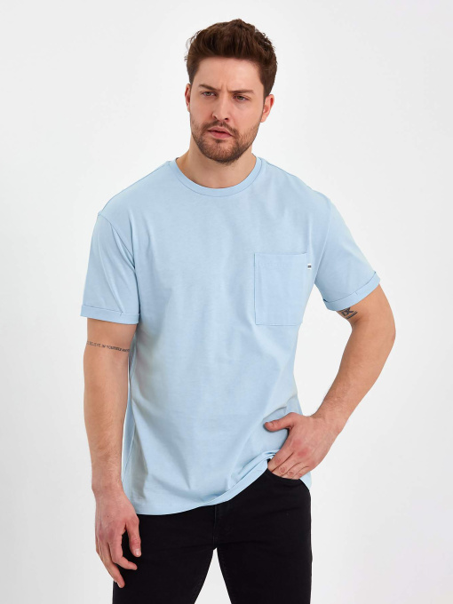 Футболки и поло Trend Collection модель TC8094BlueLightFTBLK Фото