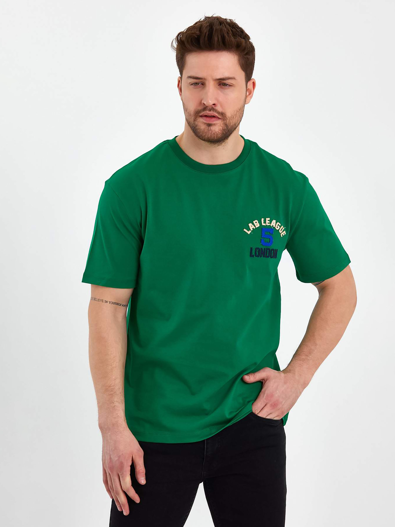 Футболки і поло Trend Collection модель TC8092GreenFTBLK Фото