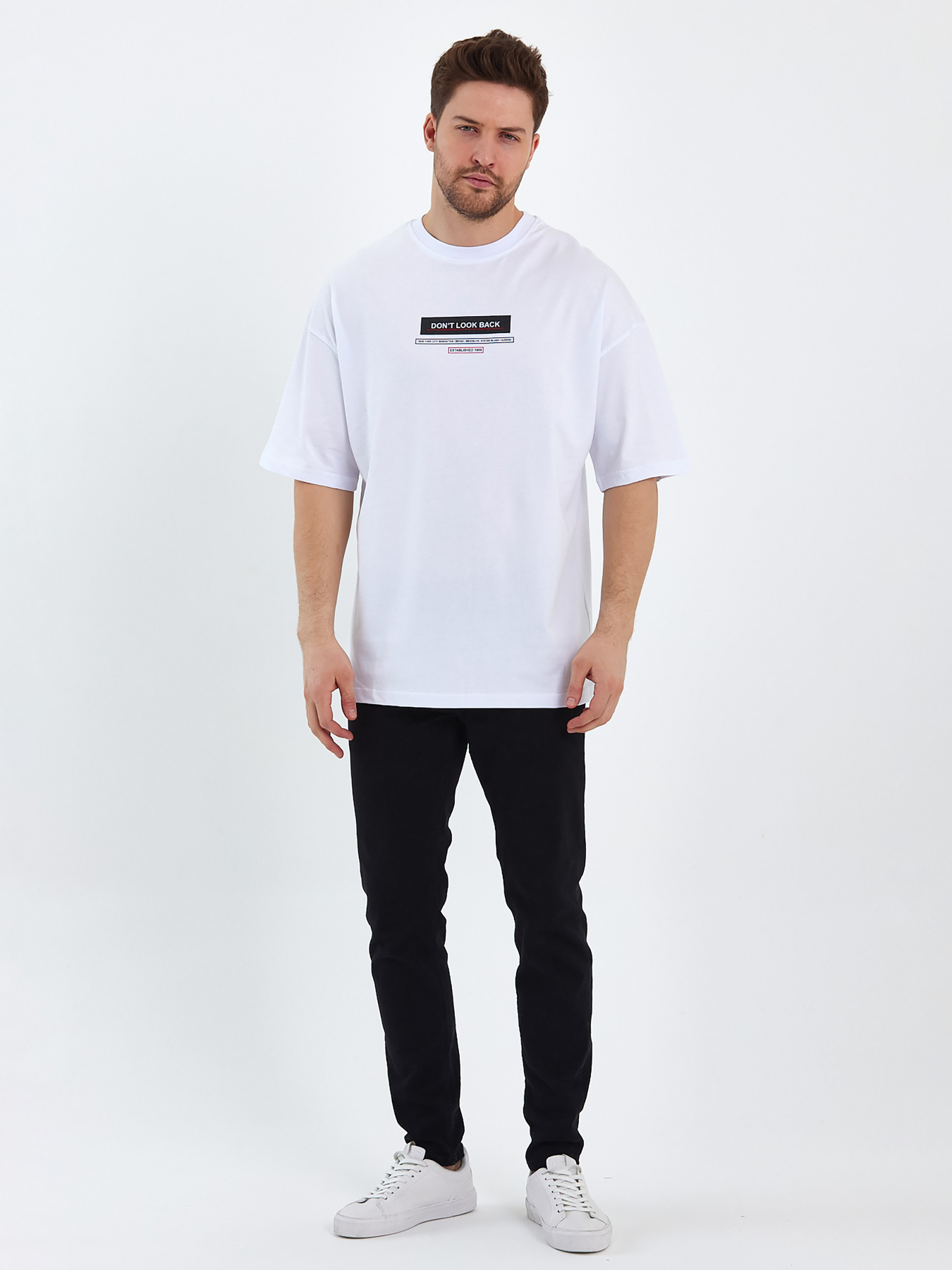 Футболки и поло Trend Collection модель TC7920WhiteFTBLK Фото