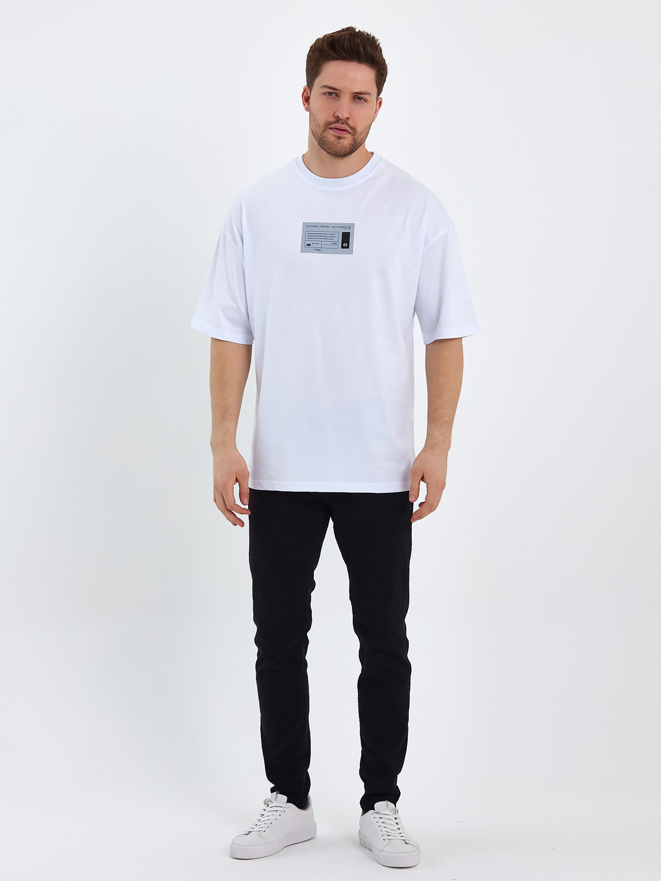 Футболки и поло Trend Collection модель TC7914WhiteFTBLK Фото
