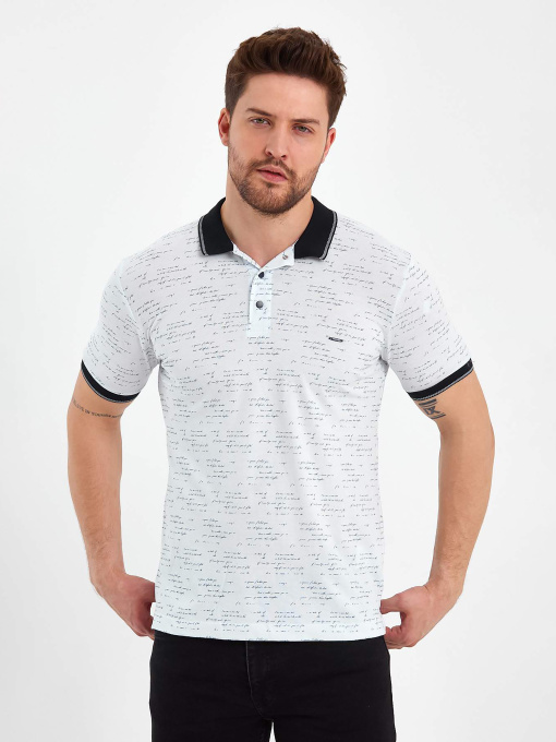 Футболки и поло Trend Collection модель TC7898WhiteFTBLK Фото