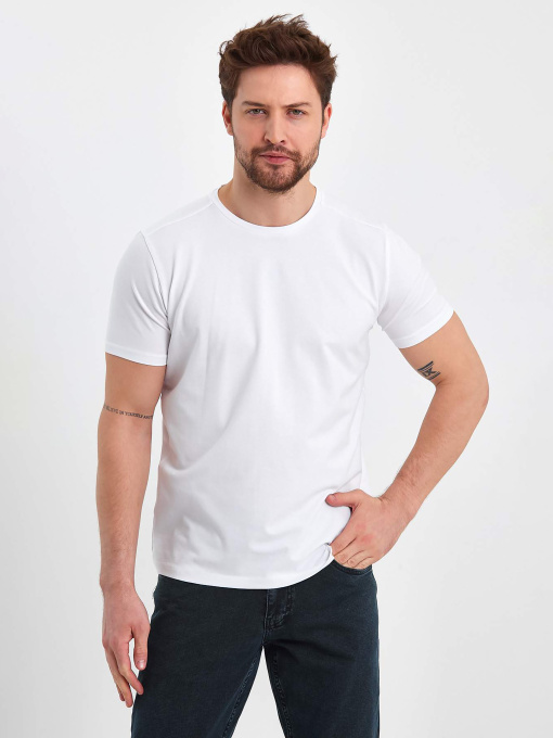 Футболки и поло Trend Collection модель TC7812WhiteFTBLK Фото