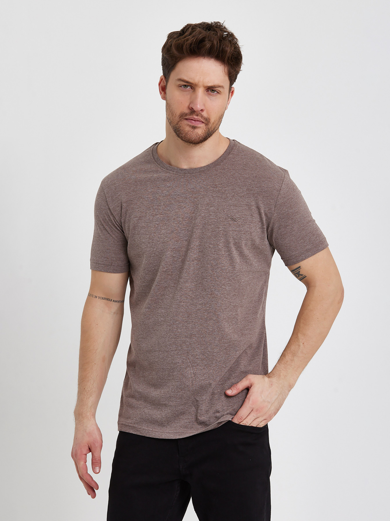 Футболки и поло Trend Collection модель TC7609BrownFTBLK Фото