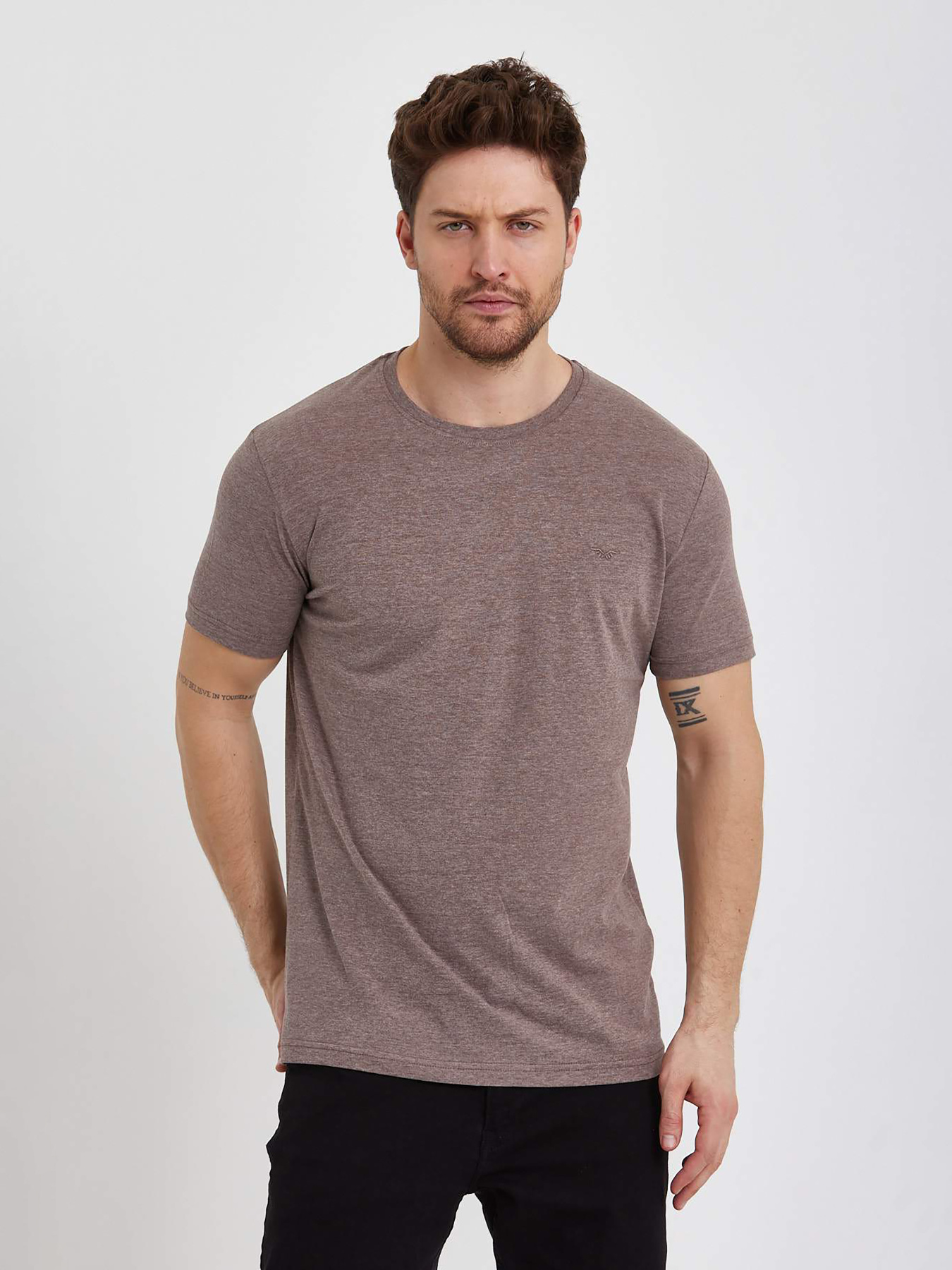 Футболки и поло Trend Collection модель TC7609BrownFTBLK Фото