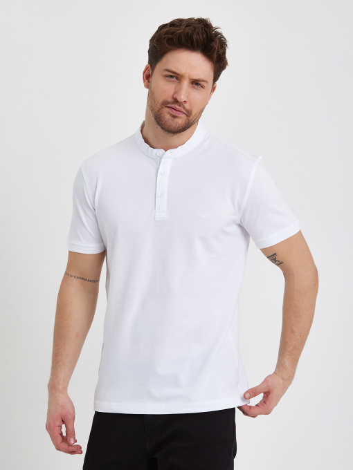 Футболки и поло Trend Collection модель TC7605WhiteFTBLK Фото