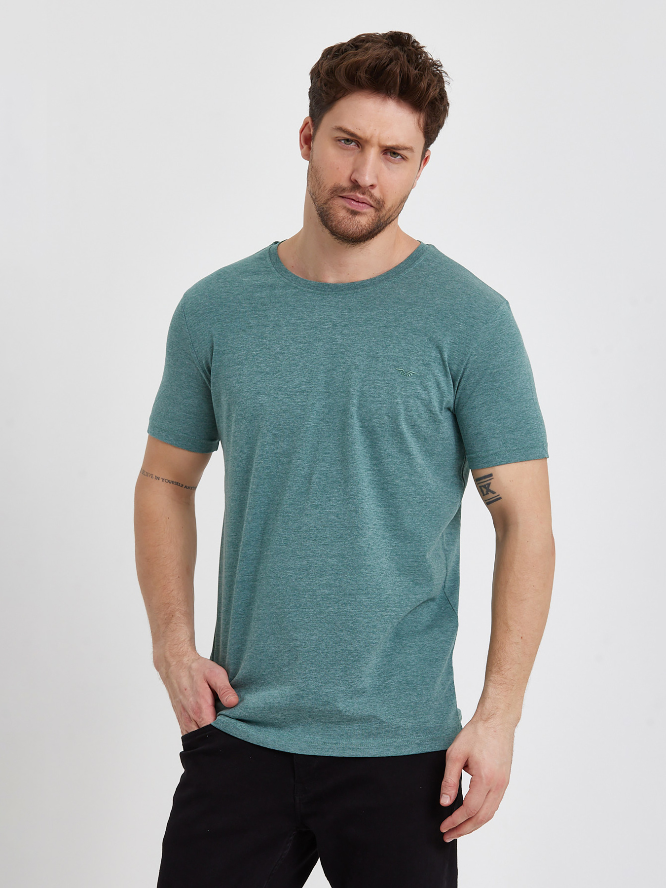 Футболки и поло Trend Collection модель TC7599GreenFTBLK Фото